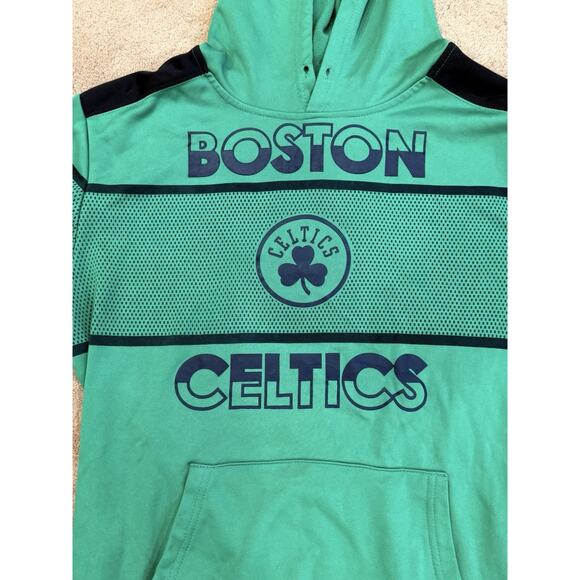 NBA Boston Celtics Hoodie Ultra Game Mens Performance Green Size Medium - Picture 3 of 6